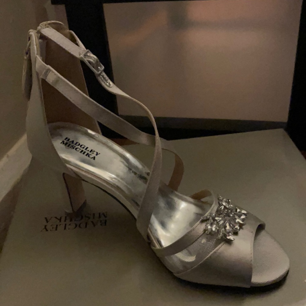 Silver heels